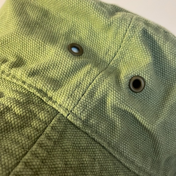 Zara Green Cotton Canvas Bucket Hat size M - Picture 12 of 14